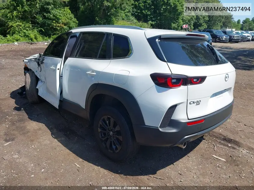 2024 Mazda Cx-50 2.5 S Select VIN: 7MMVABAM6RN237494 Lot: 45551523