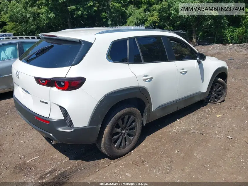 2024 Mazda Cx-50 2.5 S Select VIN: 7MMVABAM6RN237494 Lot: 45551523
