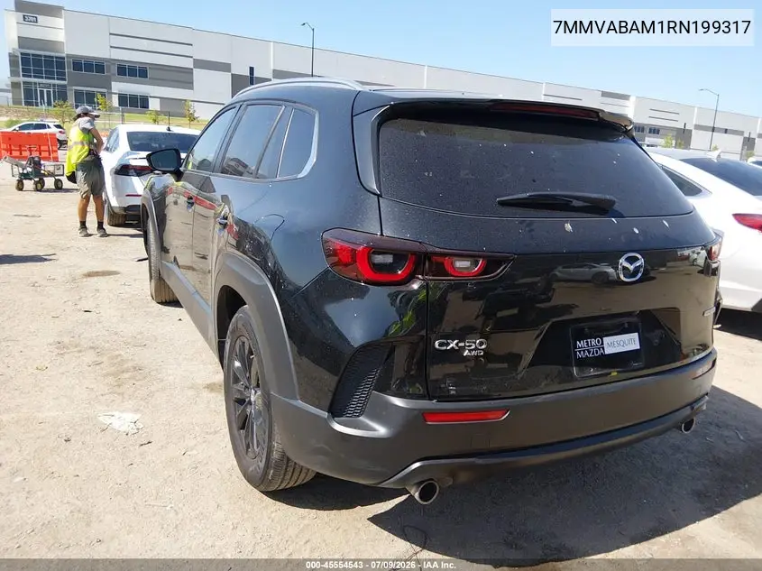 2024 Mazda Cx-50 2.5 S Select VIN: 7MMVABAM1RN199317 Lot: 45554543