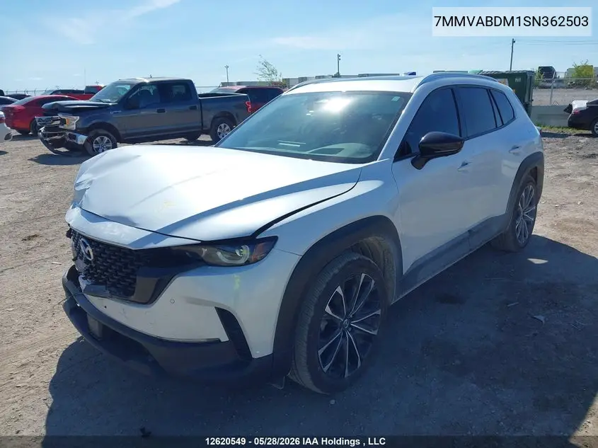 2025 Mazda Cx-50 Gt VIN: 7MMVABDM1SN362503 Lot: 12620549