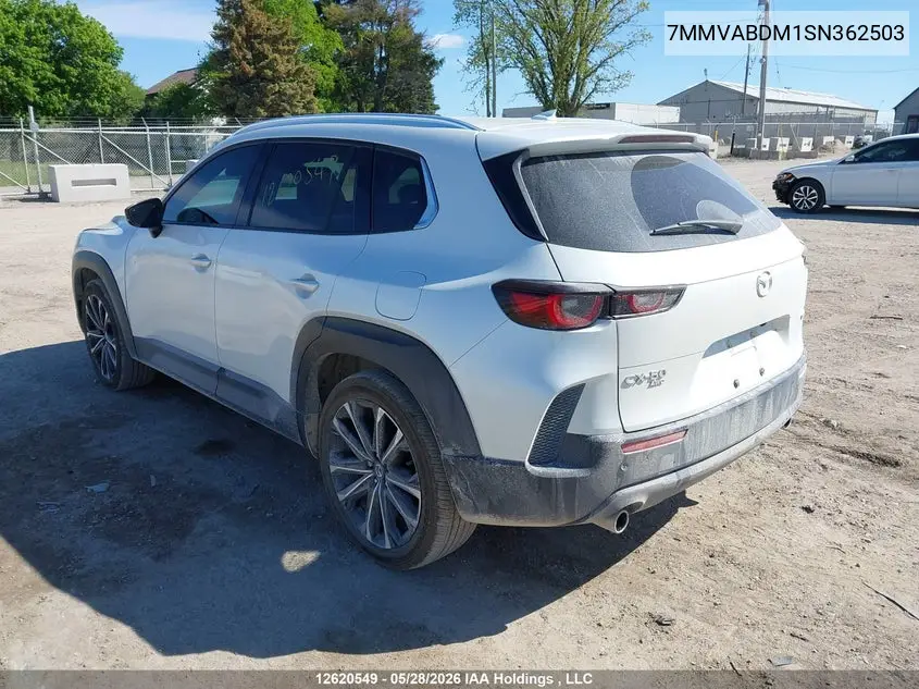 2025 Mazda Cx-50 Gt VIN: 7MMVABDM1SN362503 Lot: 12620549