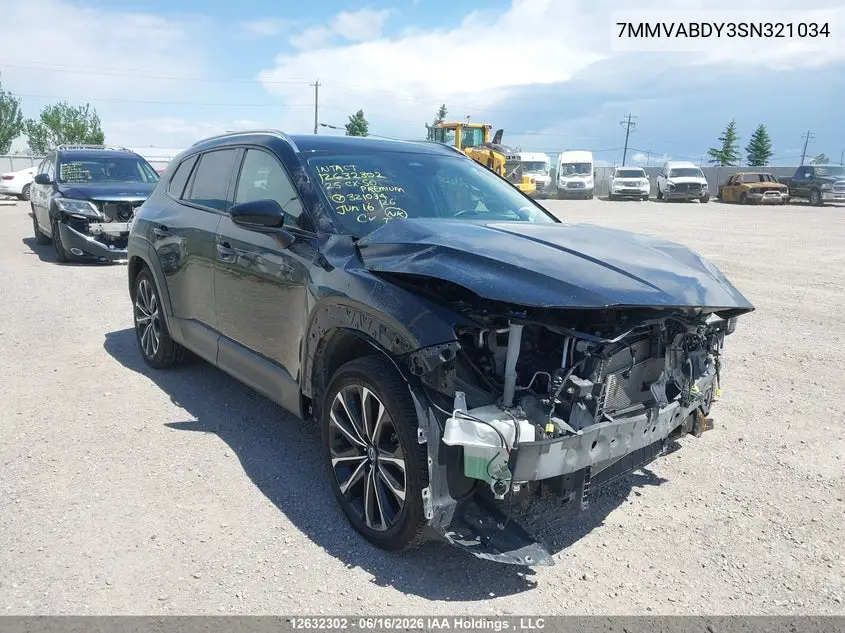2025 Mazda Cx-50 Gt/Meridian VIN: 7MMVABDY3SN321034 Lot: 12632302