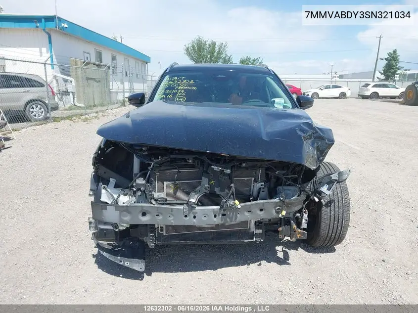 2025 Mazda Cx-50 Gt/Meridian VIN: 7MMVABDY3SN321034 Lot: 12632302