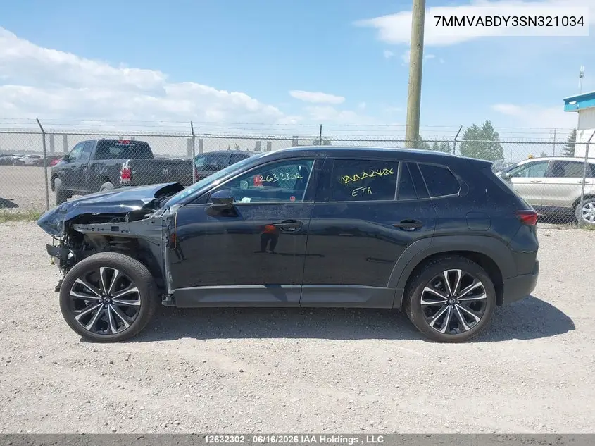 2025 Mazda Cx-50 Gt/Meridian VIN: 7MMVABDY3SN321034 Lot: 12632302