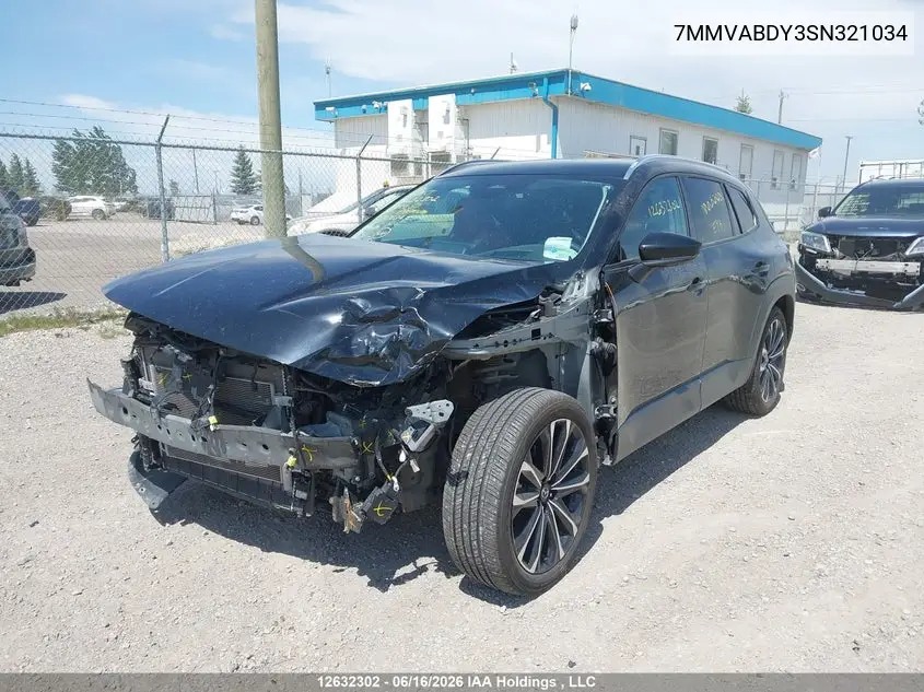 2025 Mazda Cx-50 Gt/Meridian VIN: 7MMVABDY3SN321034 Lot: 12632302