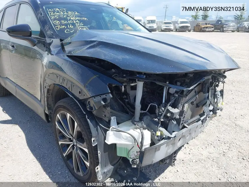 2025 Mazda Cx-50 Gt/Meridian VIN: 7MMVABDY3SN321034 Lot: 12632302