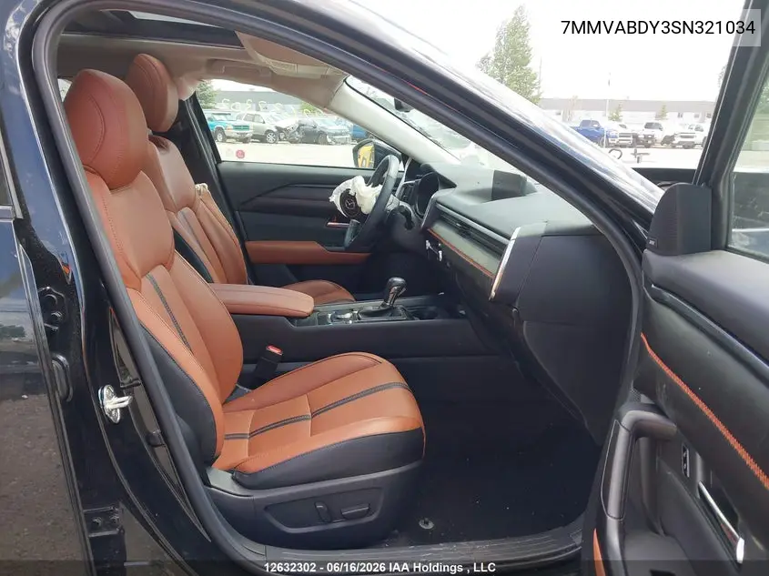 2025 Mazda Cx-50 Gt/Meridian VIN: 7MMVABDY3SN321034 Lot: 12632302
