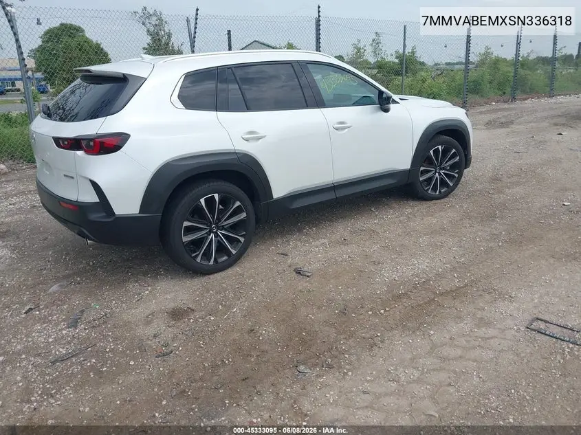 2025 Mazda Cx-50 2.5 S Premium Plus Package VIN: 7MMVABEMXSN336318 Lot: 45333095