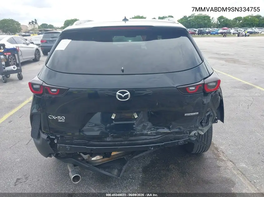 2025 Mazda Cx-50 2.5 S Premium Package VIN: 7MMVABDM9SN334755 Lot: 45348023