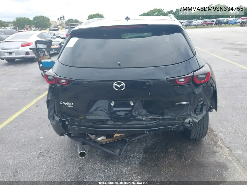 2025 Mazda Cx-50 2.5 S Premium Package VIN: 7MMVABDM9SN334755 Lot: 45348023