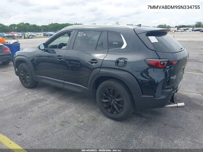 2025 Mazda Cx-50 2.5 S Premium Package VIN: 7MMVABDM9SN334755 Lot: 45348023