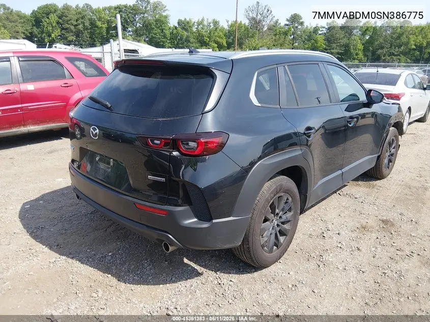 2025 Mazda Cx-50 2.5 S Premium Package VIN: 7MMVABDM0SN386775 Lot: 45361383