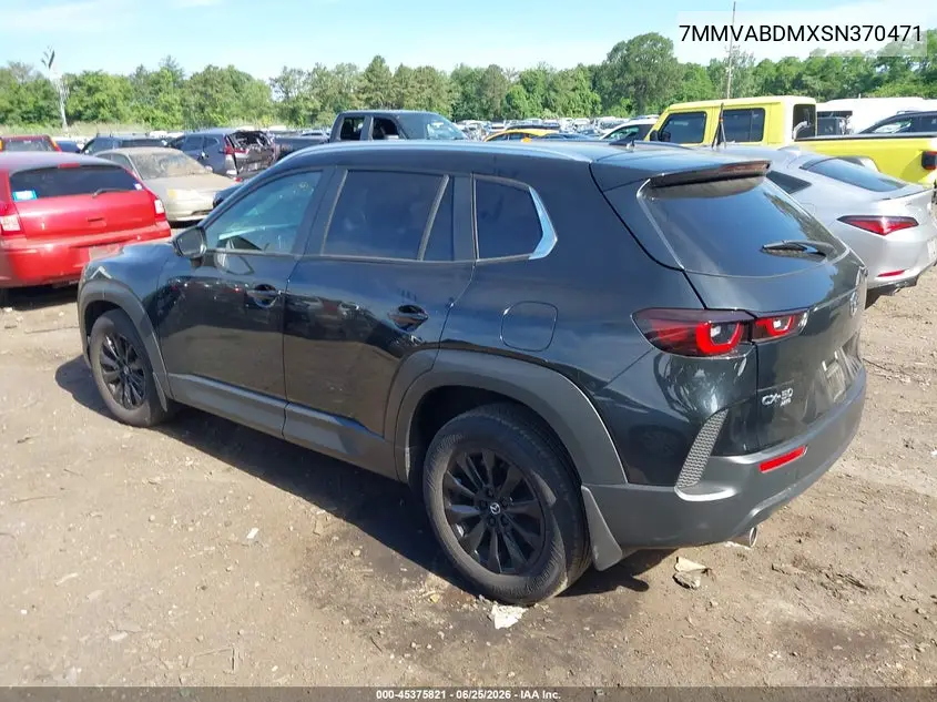2025 Mazda Cx-50 2.5 S Premium Package VIN: 7MMVABDMXSN370471 Lot: 45375821