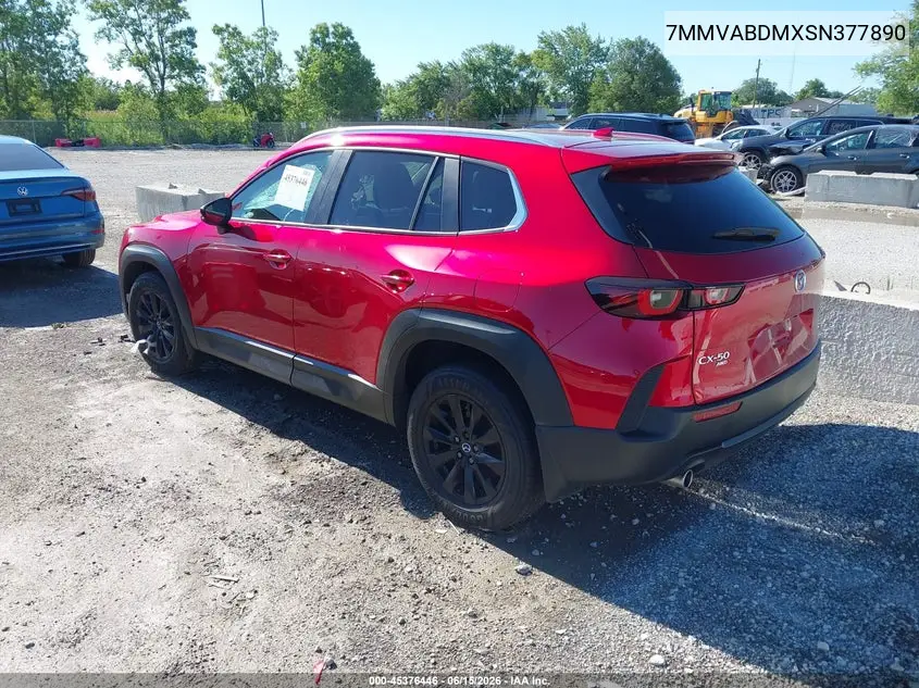 2025 Mazda Cx-50 2.5 S Premium Package VIN: 7MMVABDMXSN377890 Lot: 45376446