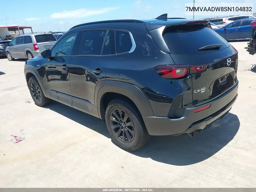 2025 Mazda Cx-50 Hybrid Premium Package VIN: 7MMVAADW8SN104832 Lot: 45382936