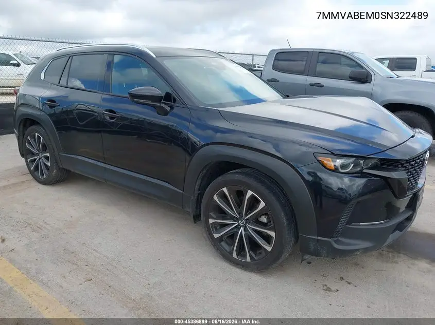 2025 Mazda Cx-50 2.5 S Premium Plus Package VIN: 7MMVABEM0SN322489 Lot: 45386899