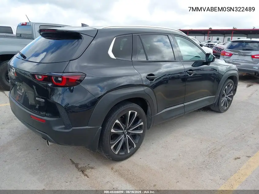 2025 Mazda Cx-50 2.5 S Premium Plus Package VIN: 7MMVABEM0SN322489 Lot: 45386899