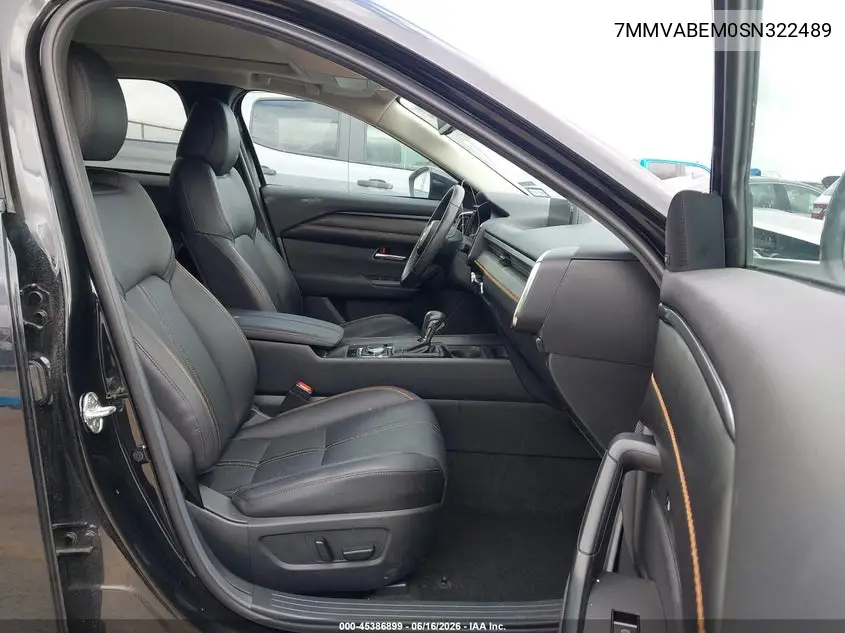 2025 Mazda Cx-50 2.5 S Premium Plus Package VIN: 7MMVABEM0SN322489 Lot: 45386899