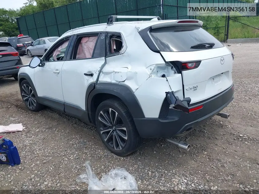 2025 Mazda Cx-50 2.5 S Premium Plus Package VIN: 7MMVABEM4SN356158 Lot: 45393988