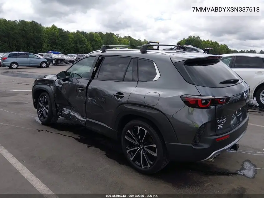 2025 Mazda Cx-50 2.5 Turbo Premium Package VIN: 7MMVABDYXSN337618 Lot: 45394243