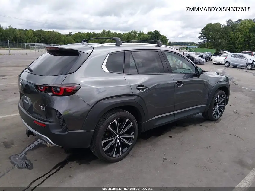 2025 Mazda Cx-50 2.5 Turbo Premium Package VIN: 7MMVABDYXSN337618 Lot: 45394243