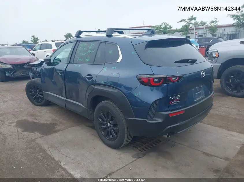 2025 Mazda Cx-50 Hybrid Preferred Package VIN: 7MMVAABW5SN142344 Lot: 45394249