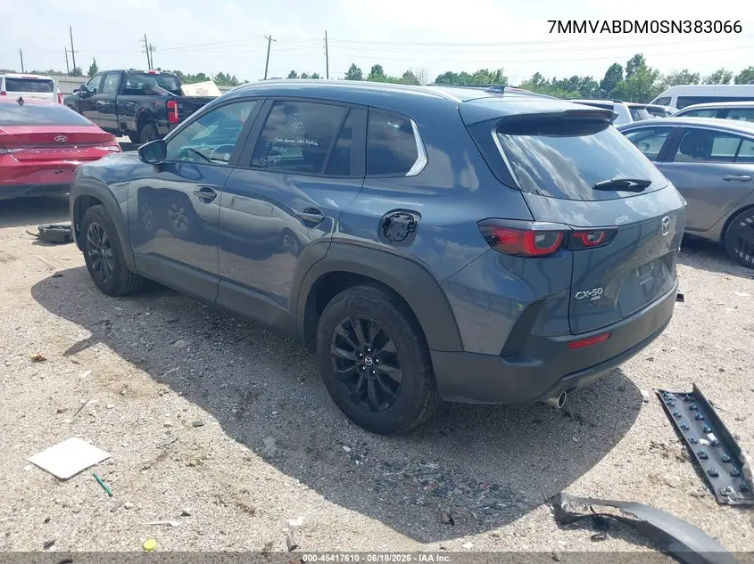 2025 Mazda Cx-50 2.5 S Premium Package VIN: 7MMVABDM0SN383066 Lot: 45417610