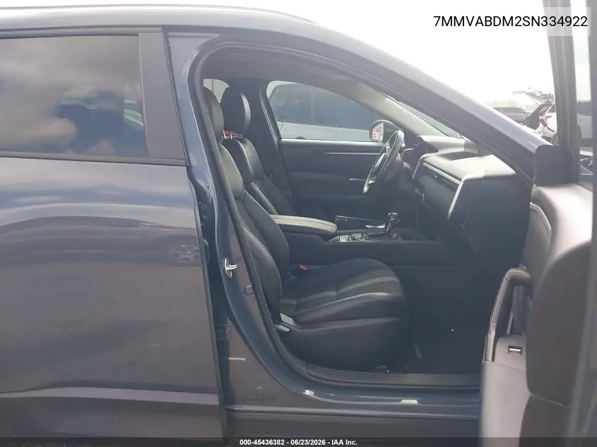 2025 Mazda Cx-50 2.5 S Premium Package VIN: 7MMVABDM2SN334922 Lot: 45436382