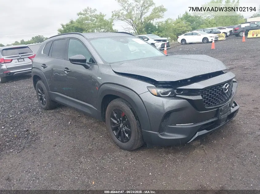 2025 Mazda Cx-50 Hybrid Premium Package VIN: 7MMVAADW3SN102194 Lot: 45444187