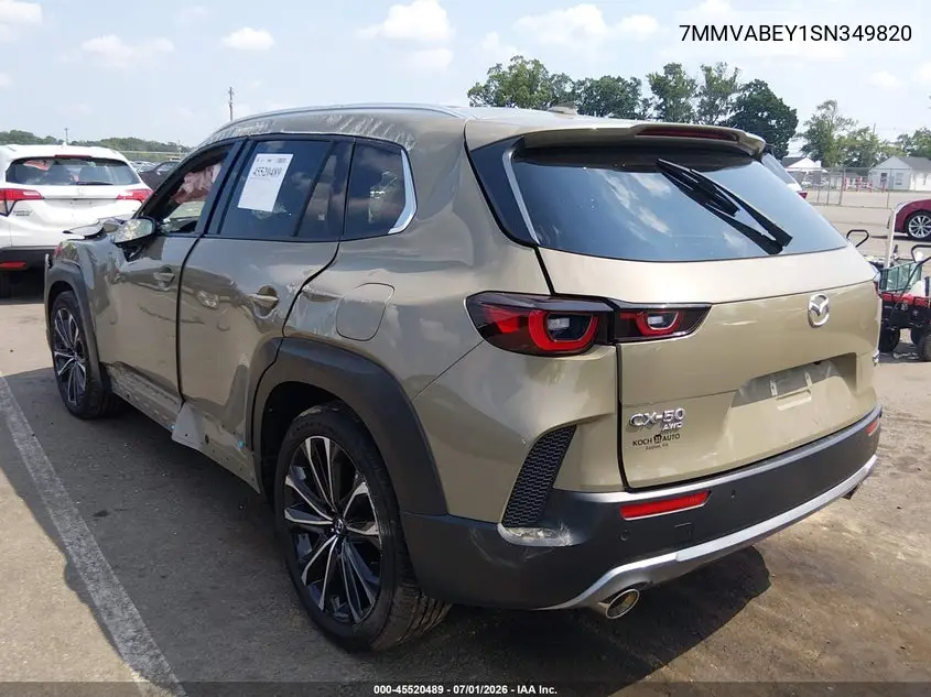 2025 Mazda Cx-50 2.5 Turbo Premium Plus Package VIN: 7MMVABEY1SN349820 Lot: 45520489