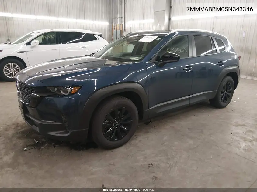 2025 Mazda Cx-50 2.5 S Preferred Package VIN: 7MMVABBM0SN343346 Lot: 45525065