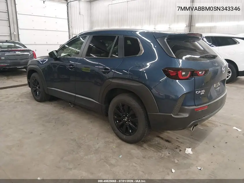 2025 Mazda Cx-50 2.5 S Preferred Package VIN: 7MMVABBM0SN343346 Lot: 45525065