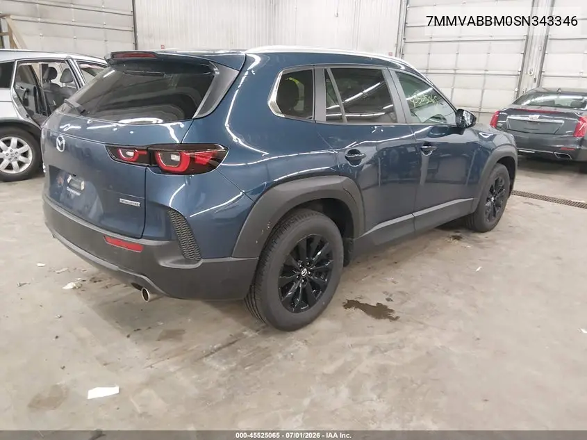 2025 Mazda Cx-50 2.5 S Preferred Package VIN: 7MMVABBM0SN343346 Lot: 45525065