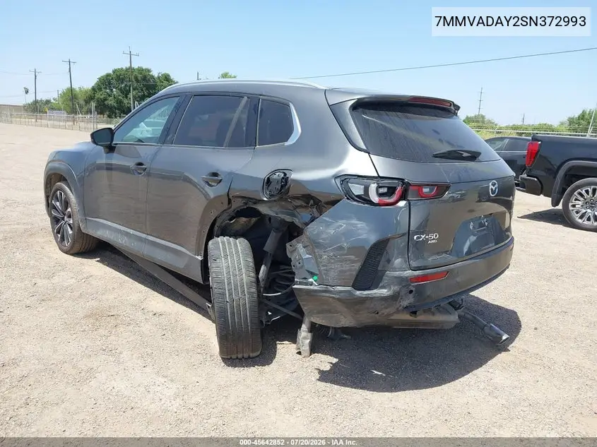 2025 Mazda Cx-50 VIN: 7MMVADAY2SN372993 Lot: 45642852