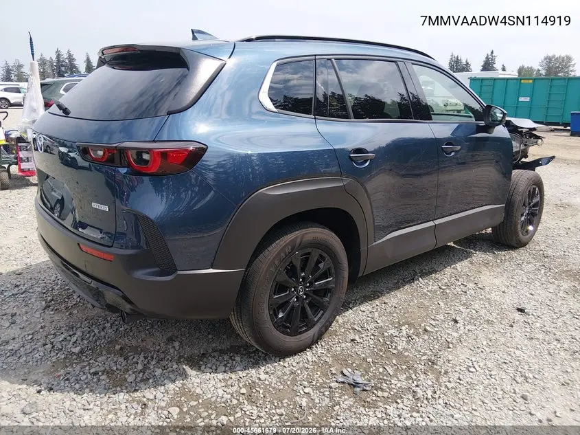 2025 Mazda Cx-50 Hybrid Premium Package VIN: 7MMVAADW4SN114919 Lot: 45661679