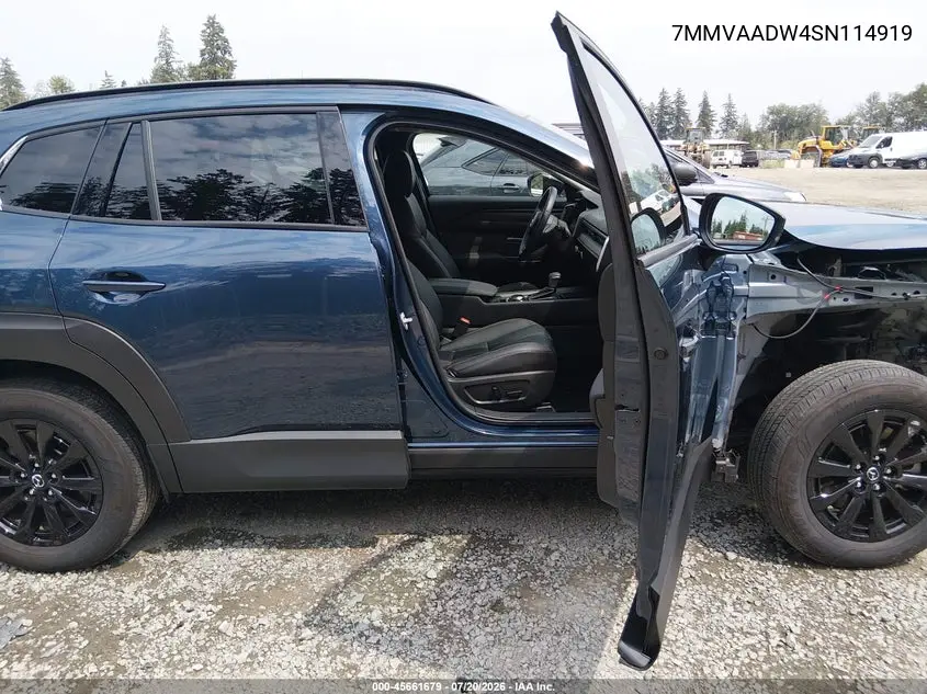 2025 Mazda Cx-50 Hybrid Premium Package VIN: 7MMVAADW4SN114919 Lot: 45661679