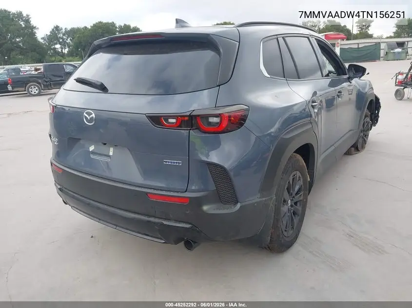 2026 Mazda Cx-50 Hybrid Premium VIN: 7MMVAADW4TN156251 Lot: 45252292