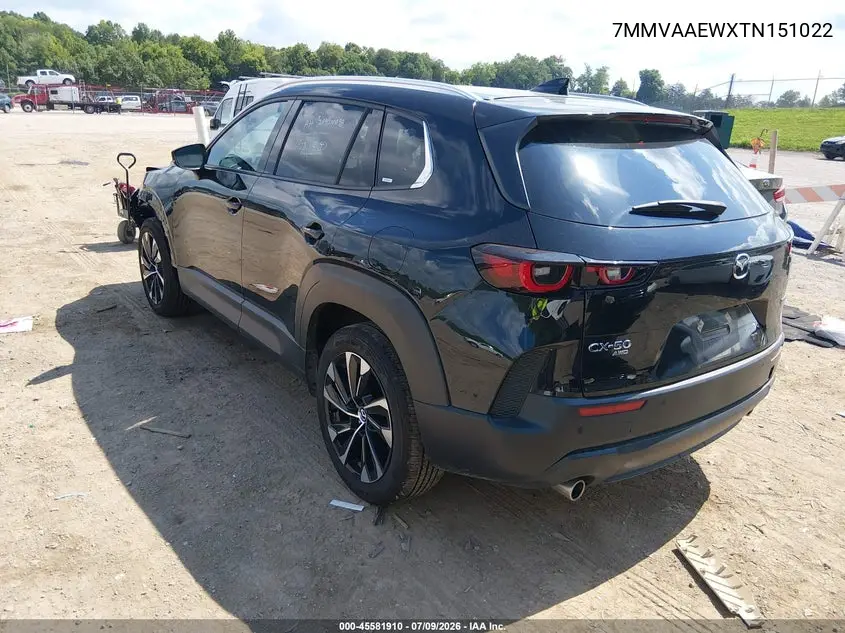 2026 Mazda Cx-50 Hybrid Premium Plus VIN: 7MMVAAEWXTN151022 Lot: 45581910