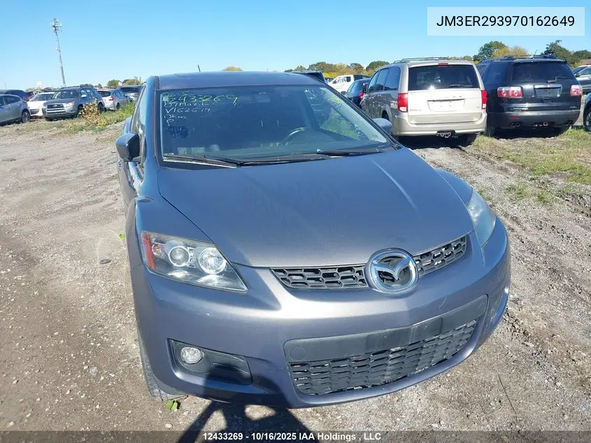 2007 Mazda Cx-7 Gs/Gt VIN: JM3ER293970162649 Lot: 12433269