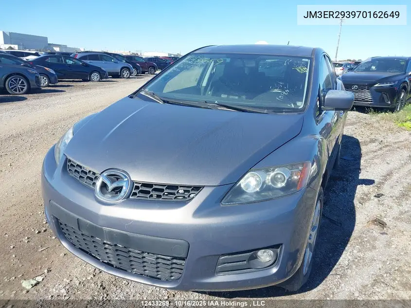 2007 Mazda Cx-7 Gs/Gt VIN: JM3ER293970162649 Lot: 12433269