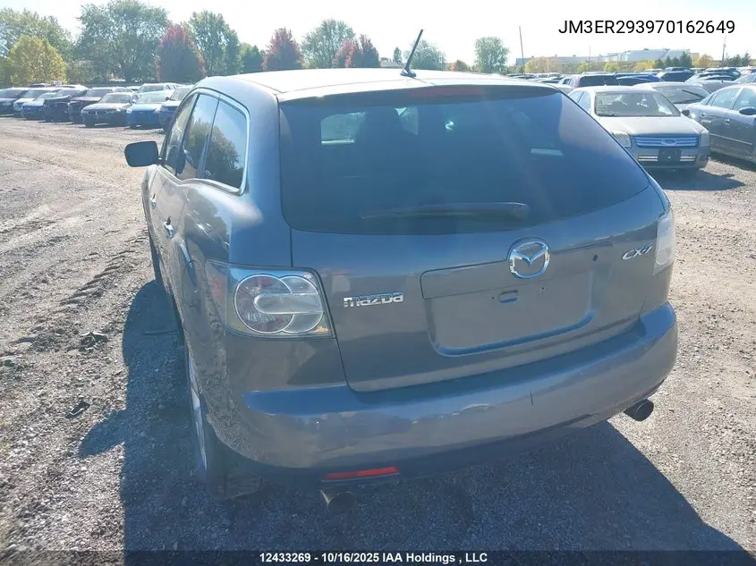 2007 Mazda Cx-7 Gs/Gt VIN: JM3ER293970162649 Lot: 12433269