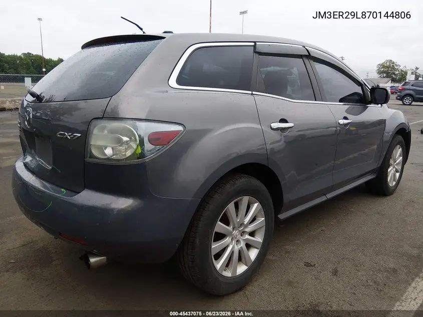 2007 Mazda Cx-7 Grand Touring VIN: JM3ER29L870144806 Lot: 45437075