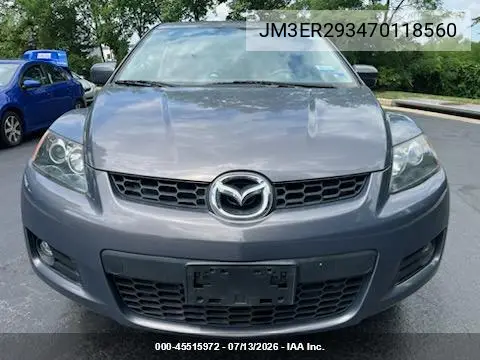 2007 Mazda Cx-7 Grand Touring VIN: JM3ER293470118560 Lot: 45515972