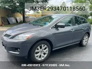 2007 Mazda Cx-7 Grand Touring VIN: JM3ER293470118560 Lot: 45515972