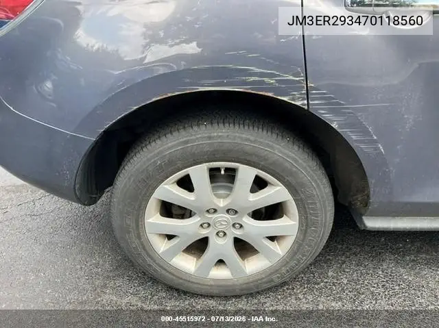 2007 Mazda Cx-7 Grand Touring VIN: JM3ER293470118560 Lot: 45515972