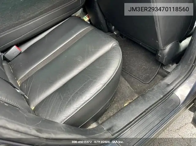 2007 Mazda Cx-7 Grand Touring VIN: JM3ER293470118560 Lot: 45515972