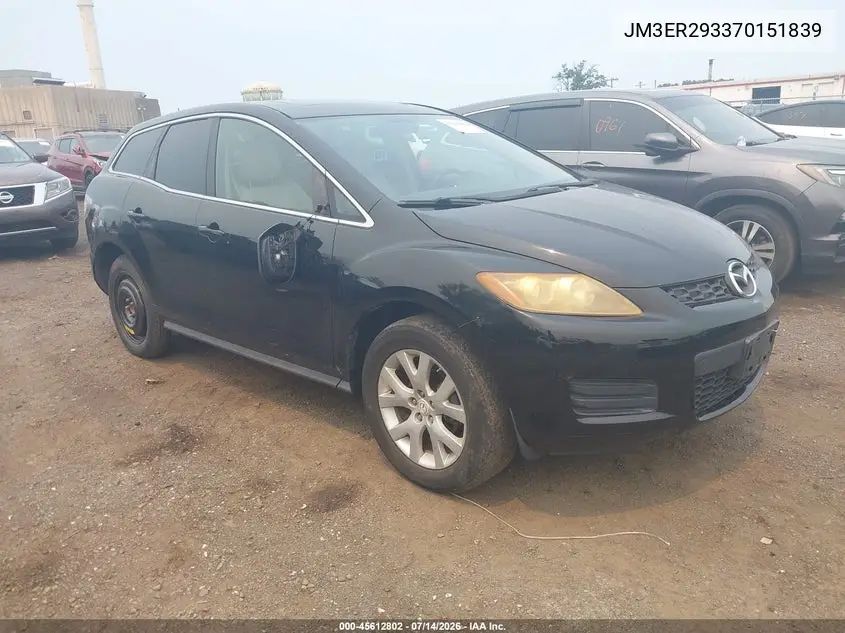 2007 Mazda Cx-7 Sport VIN: JM3ER293370151839 Lot: 45612802