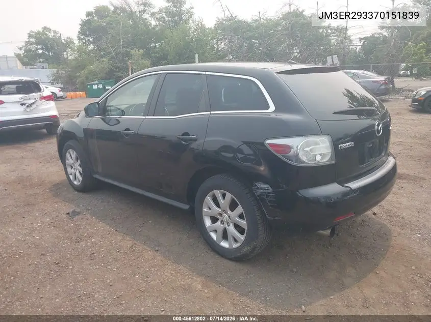 2007 Mazda Cx-7 Sport VIN: JM3ER293370151839 Lot: 45612802