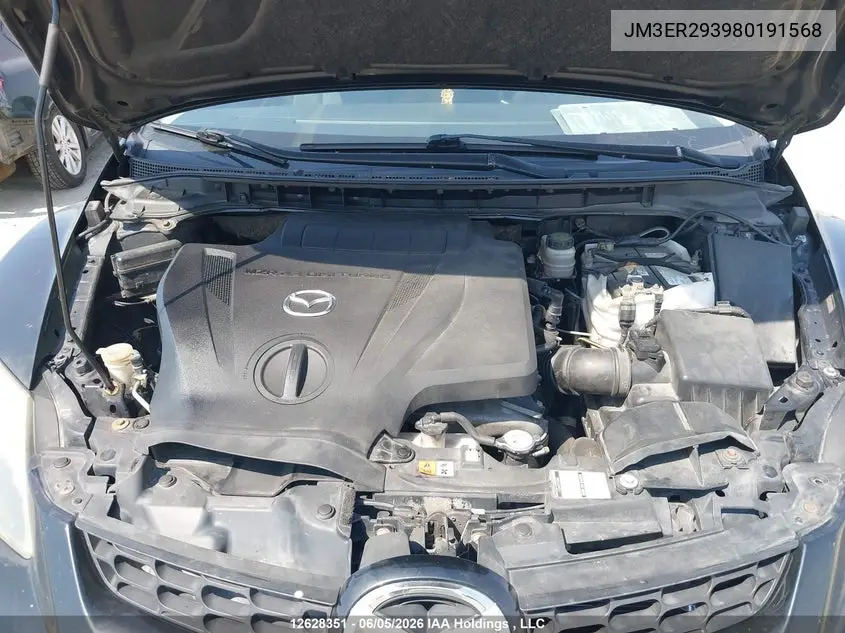 2008 Mazda Cx-7 VIN: JM3ER293980191568 Lot: 12628351