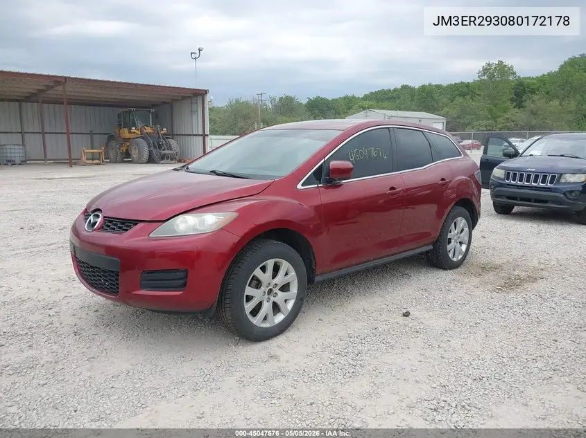2008 Mazda Cx-7 Touring VIN: JM3ER293080172178 Lot: 45047676